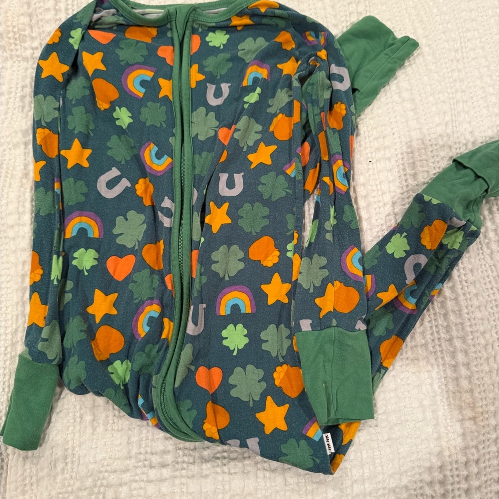 Little Sleepies St Pattys Day Onsie - 3T
